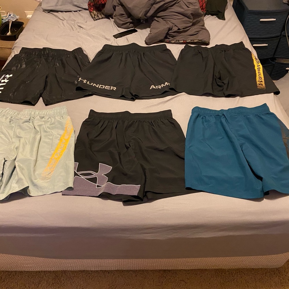 Under Armor shorts. Barley worn. Large